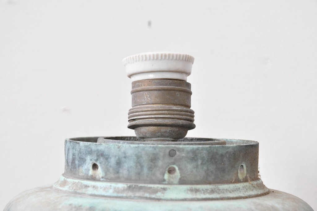 和製アンティーク　特大!!　ブロンズブラケット　重厚なクラシックデザインのウォールランプ　(R-085114)