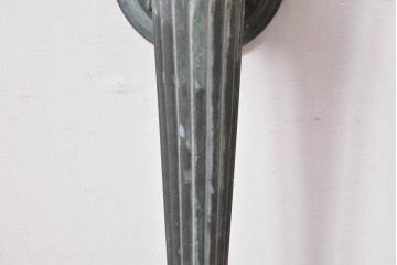 和製アンティーク　特大!!　ブロンズブラケット　重厚なクラシックデザインのウォールランプ　(R-085114)