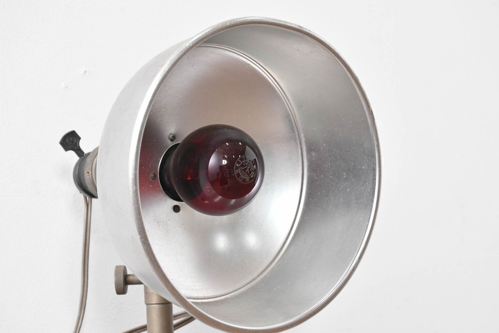 和製ヴィンテージ　古い病院で使用されていたフロアスタンド　(R-085116)