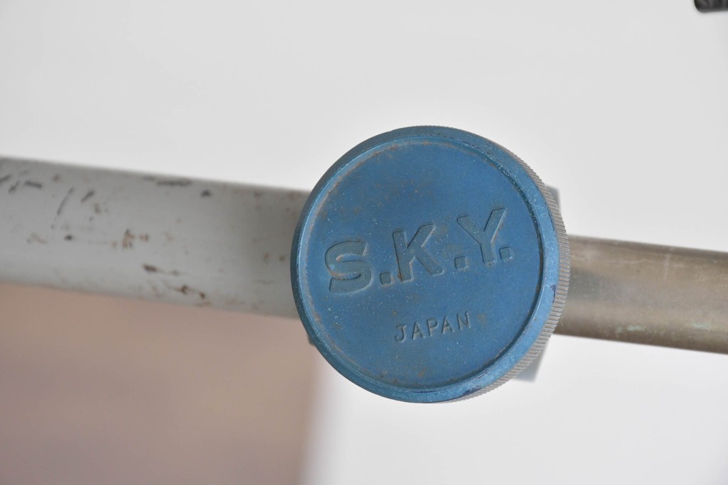 和製ヴィンテージ　古い病院で使用されていたフロアスタンド　(R-085116)