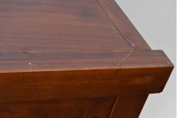 和製ヴィンテージ　桐材　柾目の美しい引き戸が魅力の重ね水屋箪笥　(R-085118)