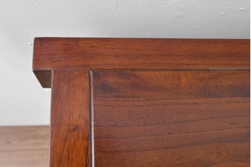 和製ヴィンテージ　桐材　柾目の美しい引き戸が魅力の水屋箪笥サイドボード　(R-085119)