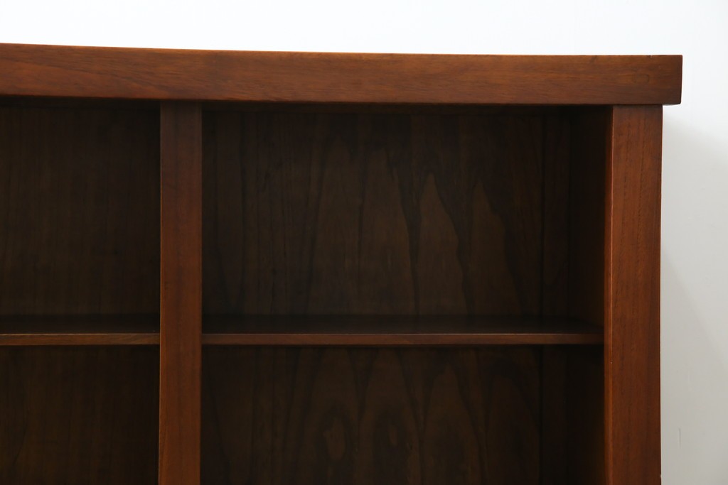 和製ヴィンテージ　桐材　引き戸の柾目が美しい水屋箪笥サイドボード　(R-085119)