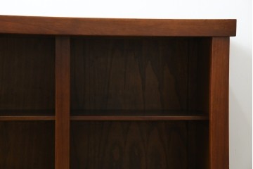 和製ヴィンテージ　桐材　引き戸の柾目が美しい水屋箪笥サイドボード　(R-085119)