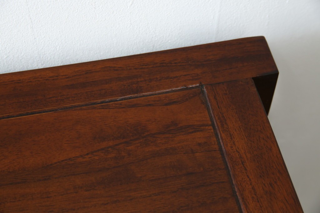 和製ヴィンテージ　桐材　引き戸の柾目が美しい水屋箪笥サイドボード　(R-085119)