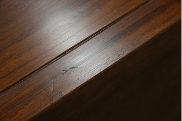 和製ヴィンテージ　桐材　引き戸の柾目が美しい水屋箪笥サイドボード　(R-085119)