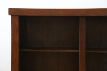 和製ヴィンテージ　桐材　引き戸の柾目が美しい水屋箪笥サイドボード　(R-085119)