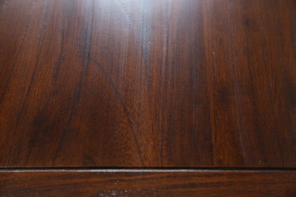 和製ヴィンテージ　桐材　引き戸の柾目が美しい水屋箪笥サイドボード　(R-085119)