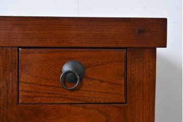 和製ヴィンテージ　桐材　上質な和の空間づくりにおすすめの水屋箪笥サイドボード　(R-085120)