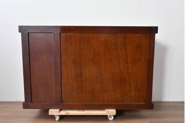 和製ヴィンテージ　桐材　上質な和の空間づくりにおすすめの水屋箪笥サイドボード　(R-085120)