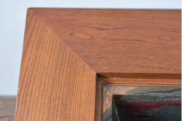 中古　美品　2杯の引き出しが付いた収納付きの囲炉裏テーブル　(R-085124)