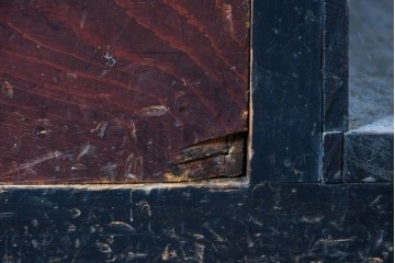 和製アンティーク　低いサイズが珍しい引き出しの多い階段箪笥　(R-085128)