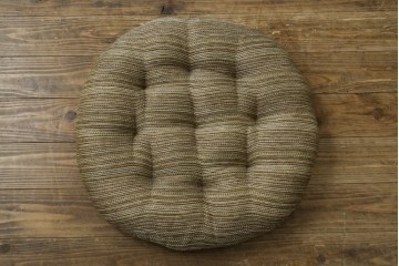 中古　美品　希少な廃番品　ACME Furniture(アクメ ファニチャー)　曲線デザインのウィッカースツール　(R-085130)