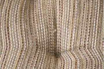 中古　美品　希少な廃番品　ACME Furniture(アクメ ファニチャー)　曲線デザインのウィッカースツール　(R-085130)