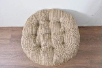 中古　美品　希少な廃番品　ACME Furniture(アクメ ファニチャー)　曲線デザインのウィッカースツール　(R-085130)