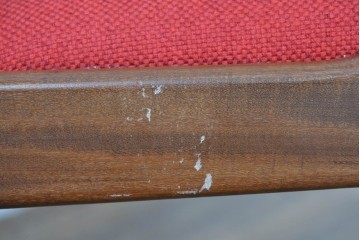 デンマークヴィンテージ　美品　Johannes Andersen(ヨハネス・アンダーセン)　Model16　流れる曲線美のフレームが印象的なダイニングチェア　(R-085131)