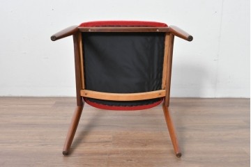 デンマークヴィンテージ　美品　Johannes Andersen(ヨハネス・アンダーセン)　Model16　流れる曲線美のフレームが印象的なダイニングチェア　(R-085131)