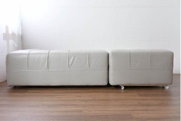 中古　極美品　B&B Italia(イタリア)　Tufty-Time　Alfa253　Patricia Urquiola(パトリシア・ウルキオラ)　本革　洗練されたモジュールデザインと上質な造りが際立つコーナーソファ　定価約500万円相当　(R-085134)