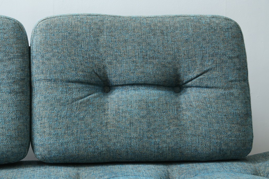 中古　美品　CONDE HOUSE(カンディハウス)　アルプ LD　希少なウォールナットフレームのソファベッド　定価約35万円　(R-085135)