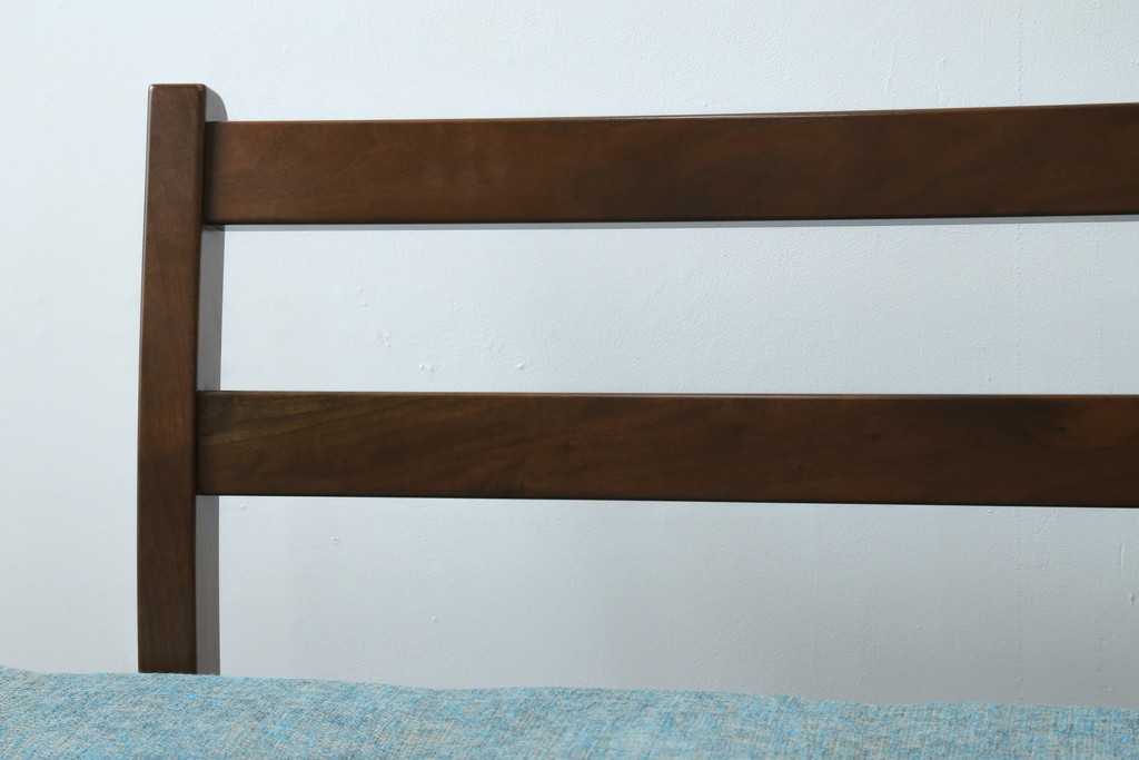 中古　美品　CONDE HOUSE(カンディハウス)　アルプ LD　希少なウォールナットフレームのソファベッド　定価約35万円　(R-085135)