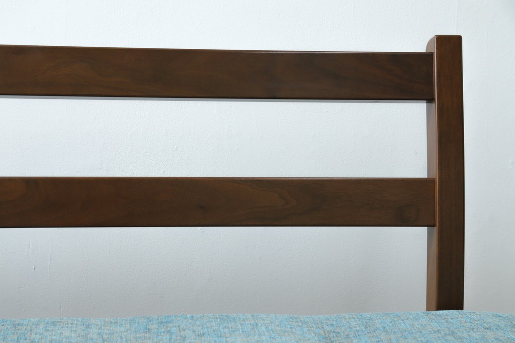 中古　美品　CONDE HOUSE(カンディハウス)　アルプ LD　希少なウォールナットフレームのソファベッド　定価約35万円　(R-085135)