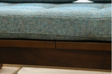 中古　美品　CONDE HOUSE(カンディハウス)　アルプ LD　希少なウォールナットフレームのソファベッド　定価約35万円　(R-085135)