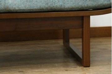 中古　美品　CONDE HOUSE(カンディハウス)　アルプ LD　希少なウォールナットフレームのソファベッド　定価約35万円　(R-085135)