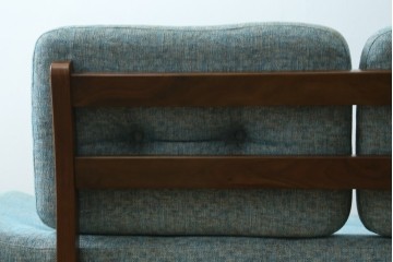 中古　美品　CONDE HOUSE(カンディハウス)　アルプ LD　希少なウォールナットフレームのソファベッド　定価約35万円　(R-085135)