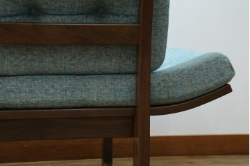 中古　美品　CONDE HOUSE(カンディハウス)　アルプ LD　希少なウォールナットフレームのソファベッド　定価約35万円　(R-085135)