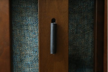 中古　美品　CONDE HOUSE(カンディハウス)　アルプ LD　希少なウォールナットフレームのソファベッド　定価約35万円　(R-085135)