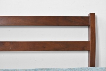 中古　美品　CONDE HOUSE(カンディハウス)　アルプ LD　希少なウォールナットフレームのソファーベッド　定価約35万円相当　(R-085135)