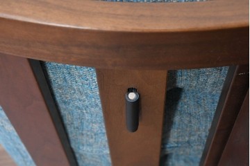 中古　美品　CONDE HOUSE(カンディハウス)　アルプ LD　希少なウォールナットフレームのソファーベッド　定価約35万円相当　(R-085135)