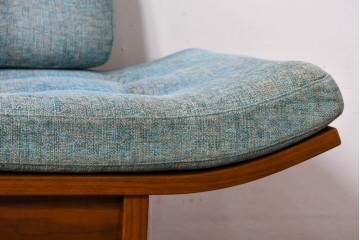 中古　美品　CONDE HOUSE(カンディハウス)　アルプ LD　希少なウォールナットフレームのソファーベッド　定価約35万円相当　(R-085135)