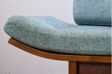 中古　美品　CONDE HOUSE(カンディハウス)　アルプ LD　希少なウォールナットフレームのソファーベッド　定価約35万円相当　(R-085135)