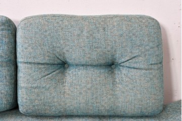 中古　美品　CONDE HOUSE(カンディハウス)　アルプ LD　希少なウォールナットフレームのソファーベッド　定価約35万円相当　(R-085135)