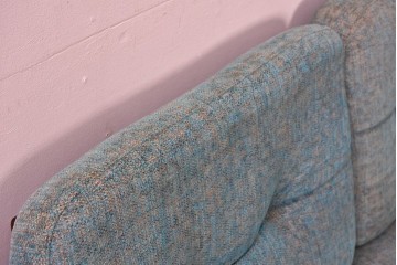 中古　美品　CONDE HOUSE(カンディハウス)　アルプ LD　希少なウォールナットフレームのソファーベッド　定価約35万円相当　(R-085135)