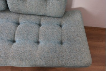 中古　美品　CONDE HOUSE(カンディハウス)　アルプ LD　希少なウォールナットフレームのソファーベッド　定価約35万円相当　(R-085135)