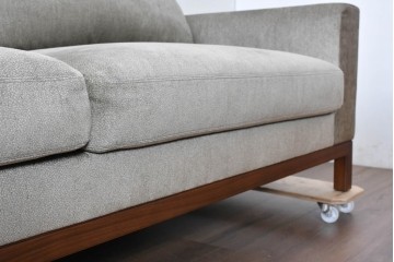 中古　超美品　使用感ほぼなし　CONDE HOUSE(カンディハウス)　クォード　心地よいくつろぎを叶えるシステムソファ　定価約185万円相当　(R-085136)