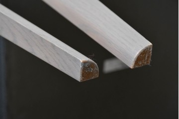 中古　美品　arflex(アルフレックス)　FLUTE(フルーテ)　シンプルモダンなデザインのアームチェア2脚セット　セット定価約24万円相当　(R-085140)