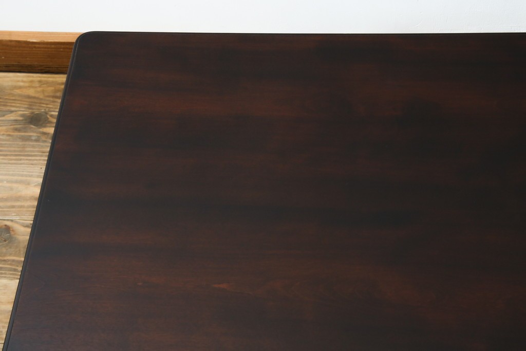中古　超美品!!　特注品　松本民芸家具　クラシカルな佇まいが美しい座卓　定価約29万円　(R-085146)