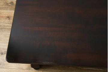 中古　超美品!!　特注品　松本民芸家具　クラシカルな佇まいが美しい座卓　定価約29万円　(R-085146)