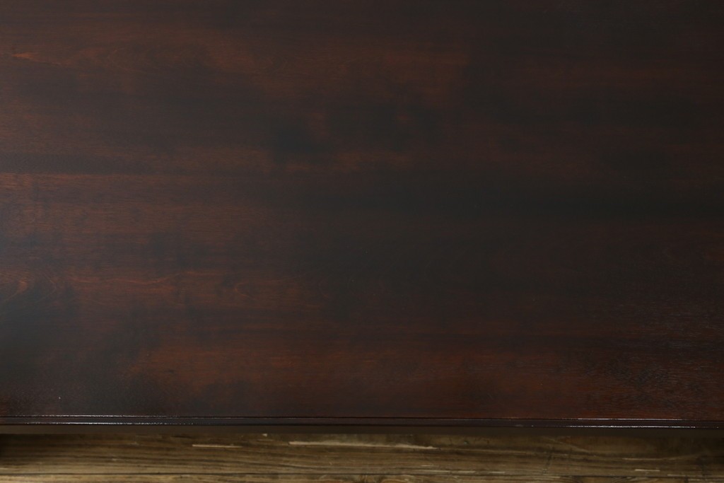 中古　超美品!!　特注品　松本民芸家具　クラシカルな佇まいが美しい座卓　定価約29万円　(R-085146)