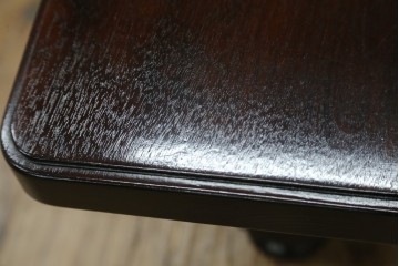 中古　超美品!!　特注品　松本民芸家具　クラシカルな佇まいが美しい座卓　定価約29万円　(R-085146)