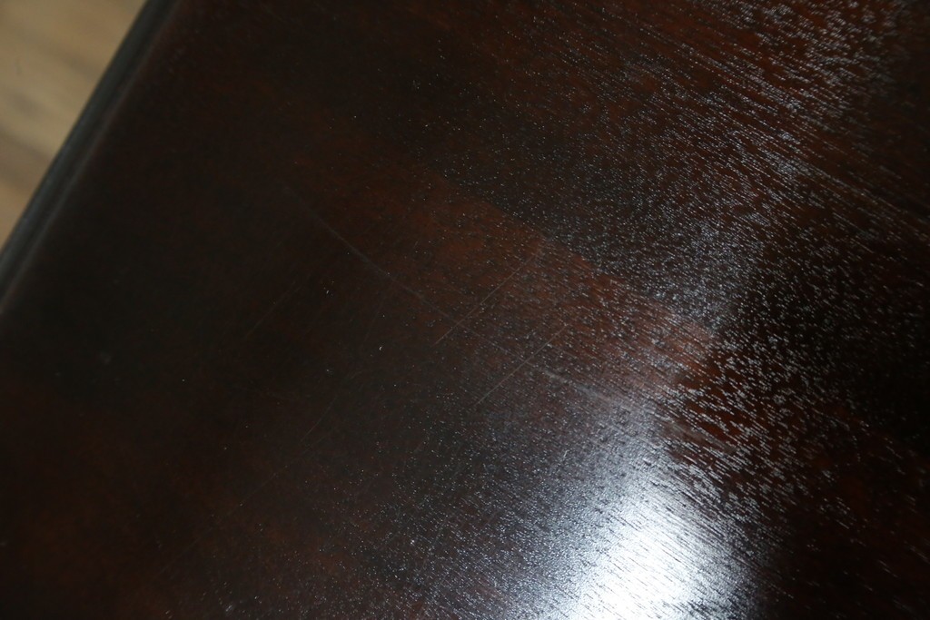 中古　超美品!!　特注品　松本民芸家具　クラシカルな佇まいが美しい座卓　定価約29万円　(R-085146)