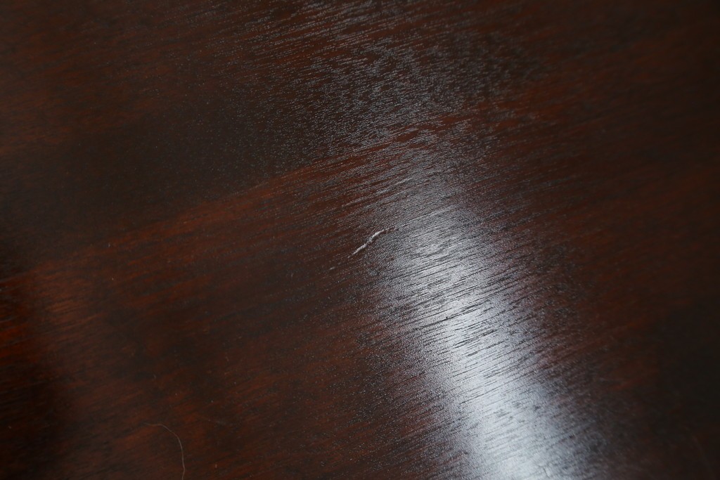 中古　超美品!!　特注品　松本民芸家具　クラシカルな佇まいが美しい座卓　定価約29万円　(R-085146)