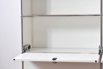 中古　美品　スイス　USMハラー(USM Haller)　モジュール構造の3段キャビネット　定価約47万2千円相当　(R-085151)