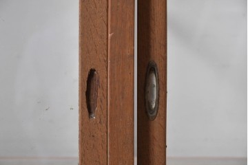 和製ヴィンテージ　ナラ材　時を重ねて生まれた木の味わいが魅力のガラスケース　(R-085152)