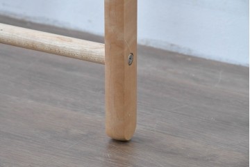 中古　美品　旭川家具　cosine(コサイン)　ブナ材　折りたためる軽量ドレスラック　(R-085156)