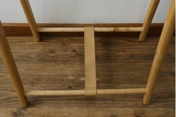 中古　美品　旭川家具　cosine(コサイン)　ブナ材　折りたためる軽量ドレスラック　(R-085157)