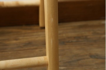 中古　美品　旭川家具　cosine(コサイン)　ブナ材　折りたためる軽量ドレスラック　(R-085157)